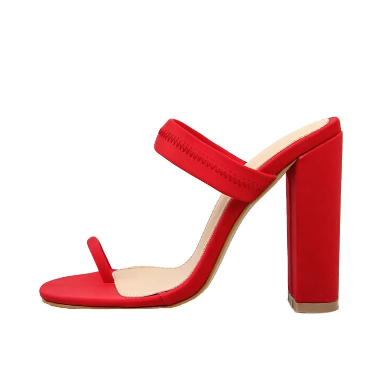 Women's Summer Flip Flops With High Heels