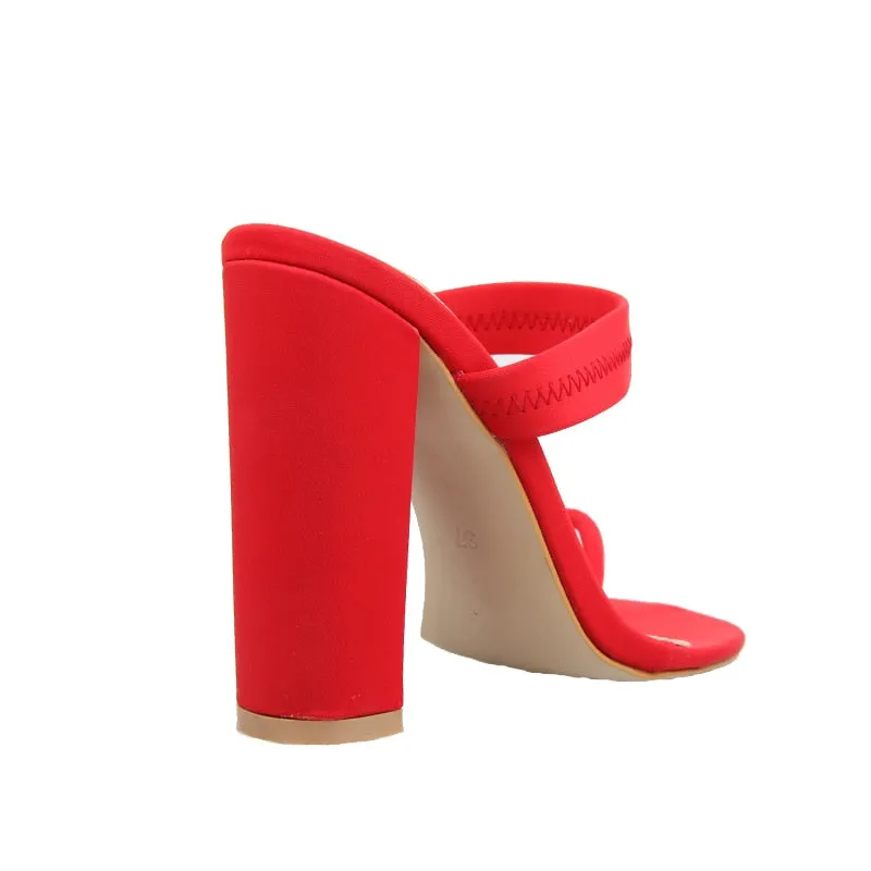 Women's Summer Flip Flops With High Heels