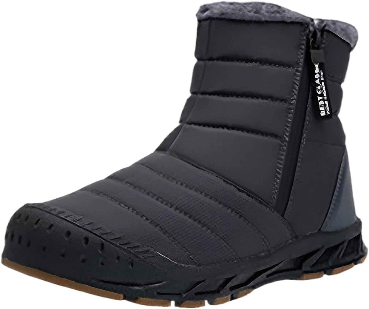Women's Winter Snow Boots Warm Fleece Lined Ankle Booties Fashion Sneakers Slip On Outdoor Shoes Wide Width Short Boots Comfortable Insulated Non-Slip Walking Shoes Lightweight