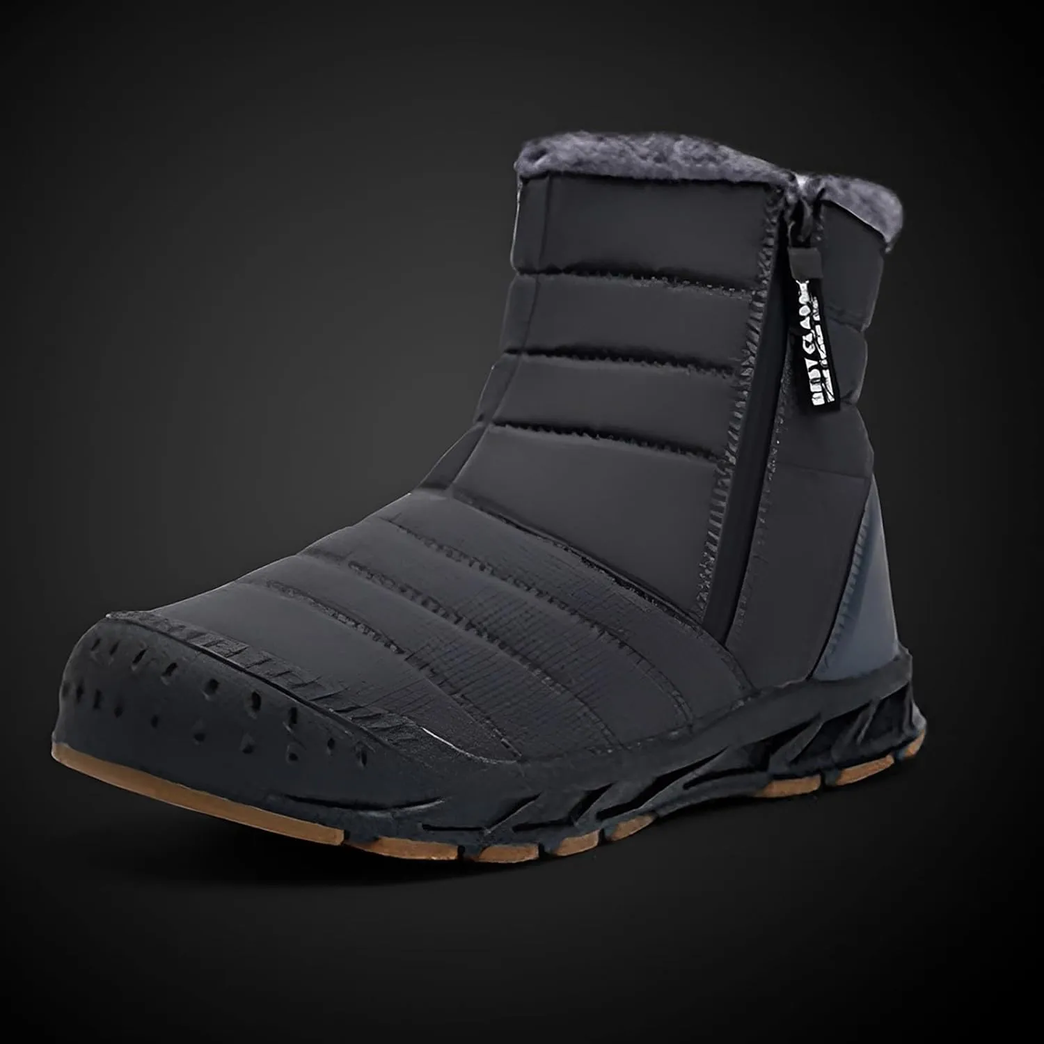 Women's Winter Snow Boots Warm Fleece Lined Ankle Booties Fashion Sneakers Slip On Outdoor Shoes Wide Width Short Boots Comfortable Insulated Non-Slip Walking Shoes Lightweight