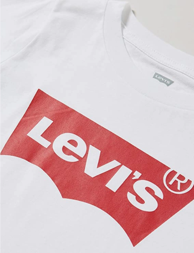 Hiking durability Levi's Kids maglietta da ragazza  LVG Light Bright Cropped Tee 4E0220 001 bianco