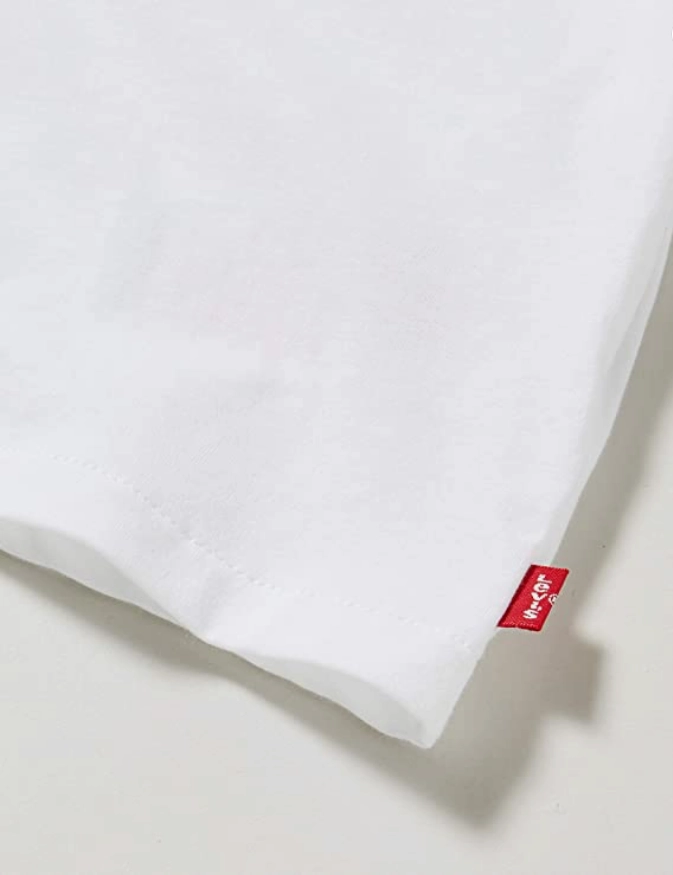 Relaxing Fit Levi's Kids maglietta da ragazza  LVG Light Bright Cropped Tee 4E0220 001 bianco