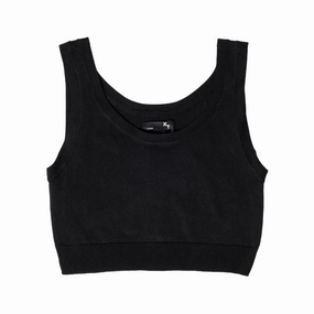 Tagless Neck magnetic XT Studio canotta top da donna in cotone. Colore nero