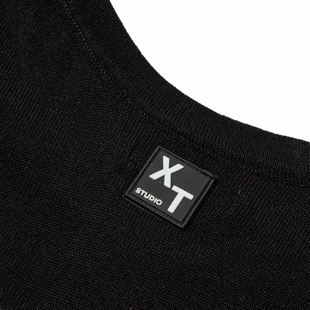 Adaptive Torso Compression Odor Resistant Tech XT Studio canotta top da donna in cotone. Colore nero