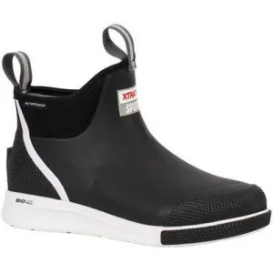 Xtratuf Men's Sport 6" Waterproof Ankle Deck Work Boot - Black - ADSM000