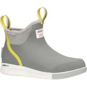 Xtratuf Women's Ankle 6" Waterproof Slip Resist Deck Sport Boot -Grey- ADSW108