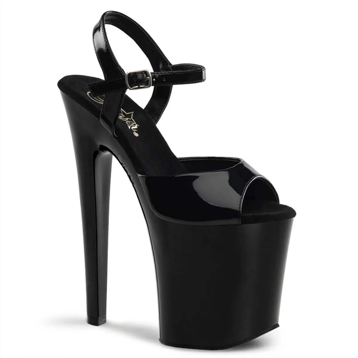 Xtreme-809 Black Patent Exotic Dancer Shoes