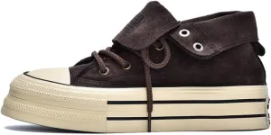 Y2K Canvas Retro Lightweight Lace Up Sneakers Women Casual Low Top Non Slip Platform Shoes for Walking Travel Streetwear with Hidden Height Boost Design