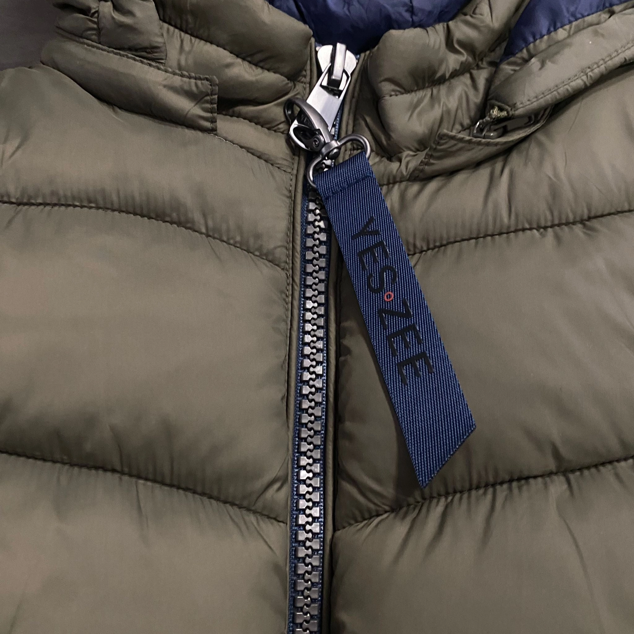 city commute Yes Zee giubbotto trapuntato con cappuccio da ragazzo J838/QFJJ 0905 verde militare