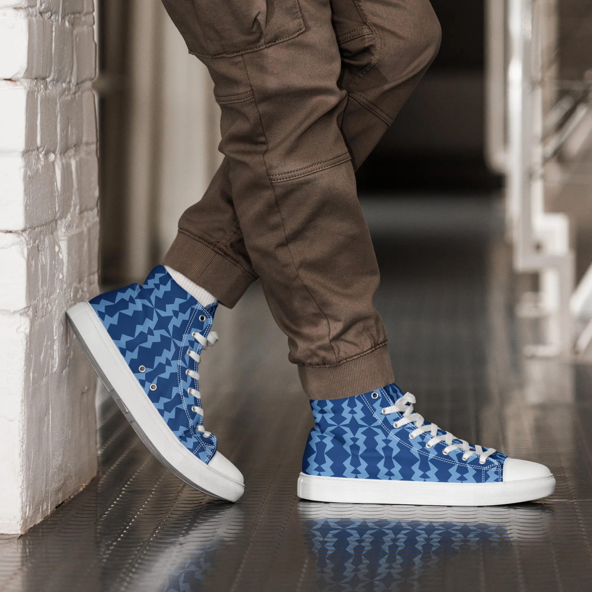 ZEKE Men’s high top canvas shoes