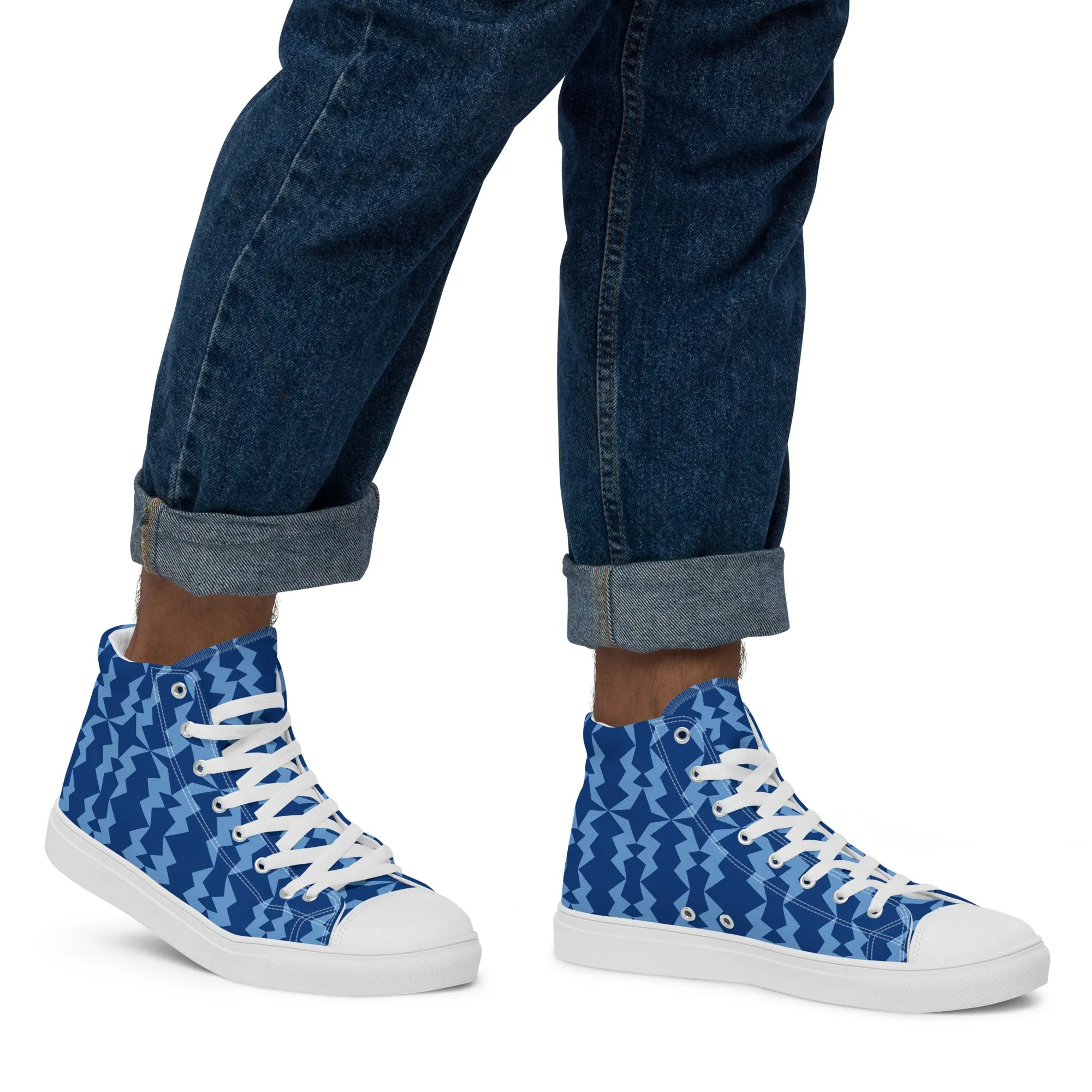 ZEKE Men’s high top canvas shoes