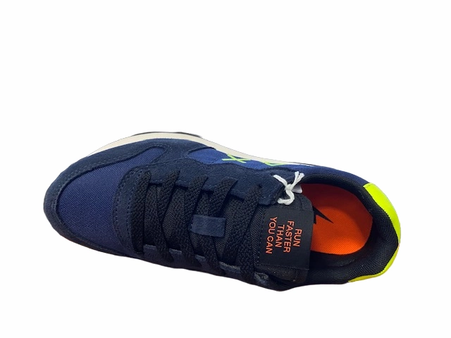 Sun68 sneakers da ragazzo Tom Fluo Z42302T 07 navy blue foot - cushioning running shoes