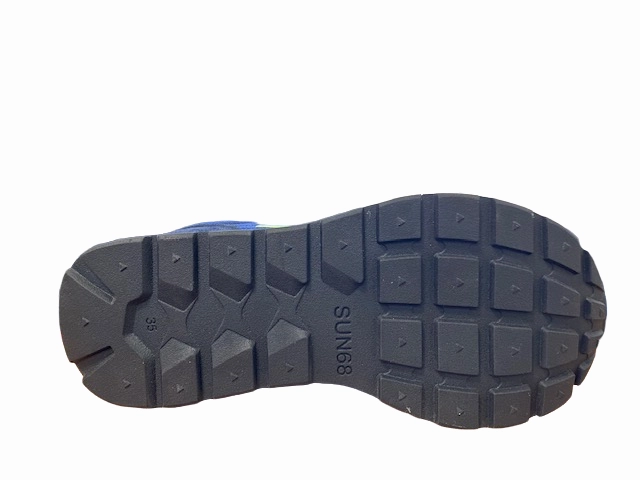 Comfort Fit System Sun68 sneakers da ragazzo Tom Fluo Z42302T 07 navy blue