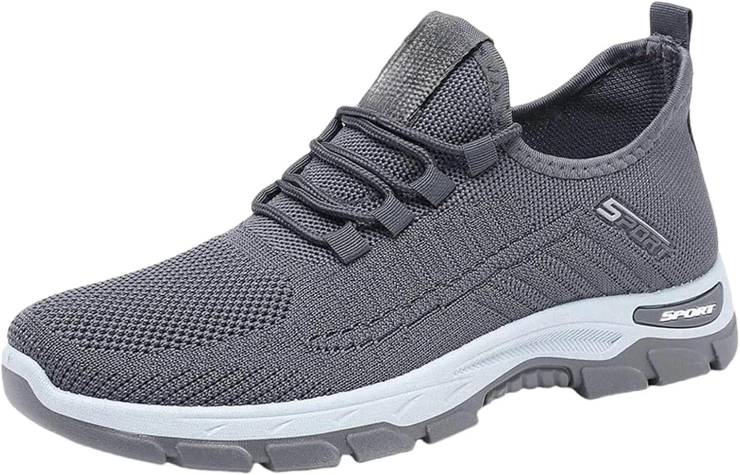 ZWRXW Women's Slip On Walking Shoes Slip-On Orthopedic Shoes Lightweight Breathable Comfortable Fashion Sneakers Non Slip Mesh Up Footwear for Tennis Running Training