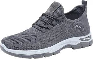 ZWRXW Women's Slip On Walking Shoes Slip-On Orthopedic Shoes Lightweight Breathable Comfortable Fashion Sneakers Non Slip Mesh Up Footwear for Tennis Running Training